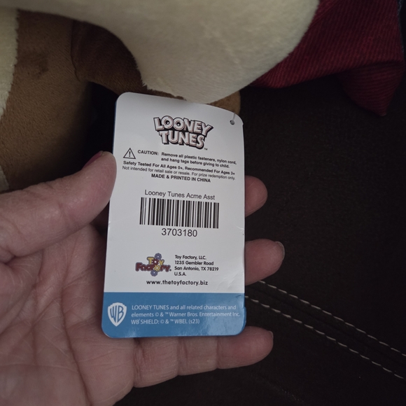 🍍Warner Bros. Looney Tunes Plush Wile E. Coyote - Picture 3 of 3